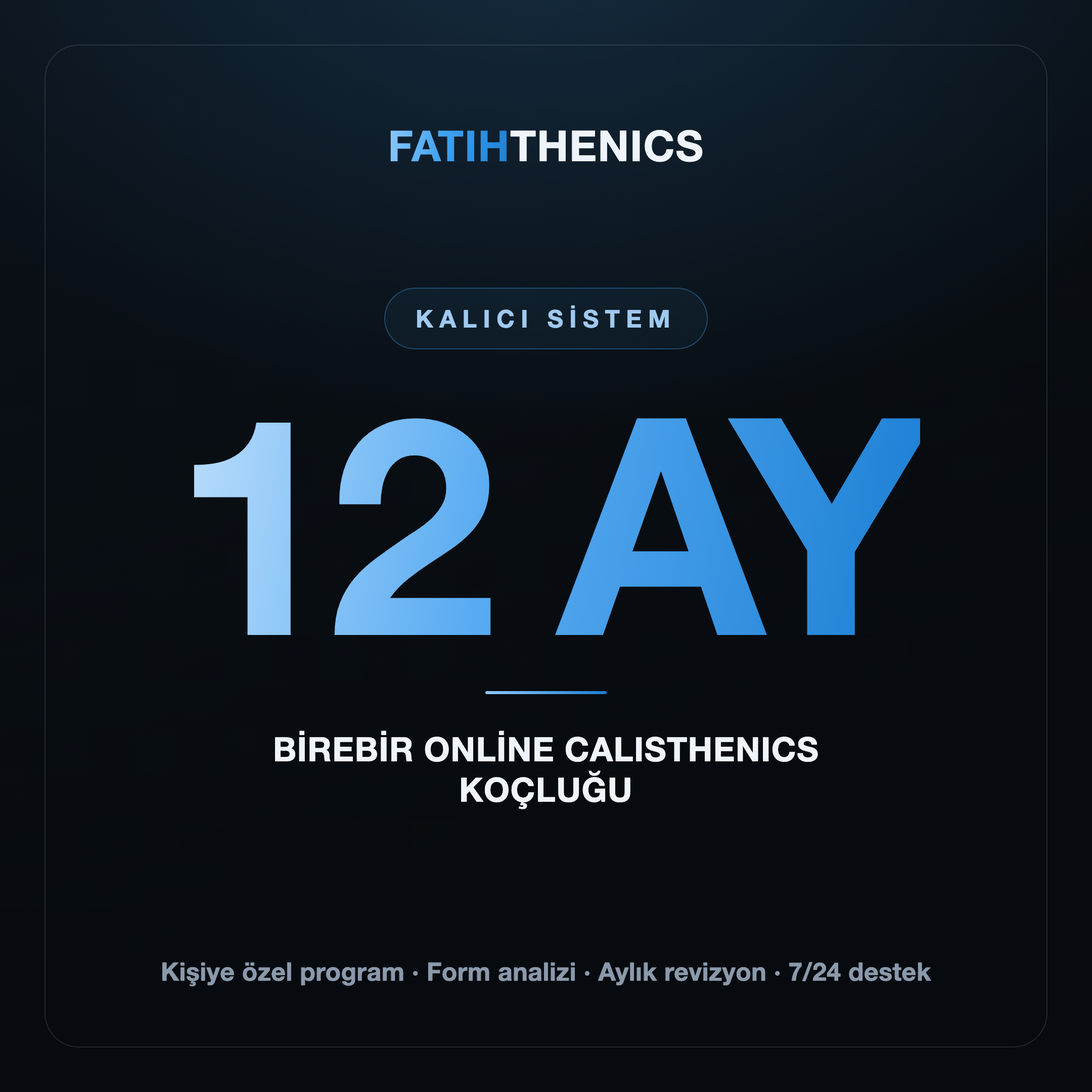 Fatihthenics 12 Ay Koçluk